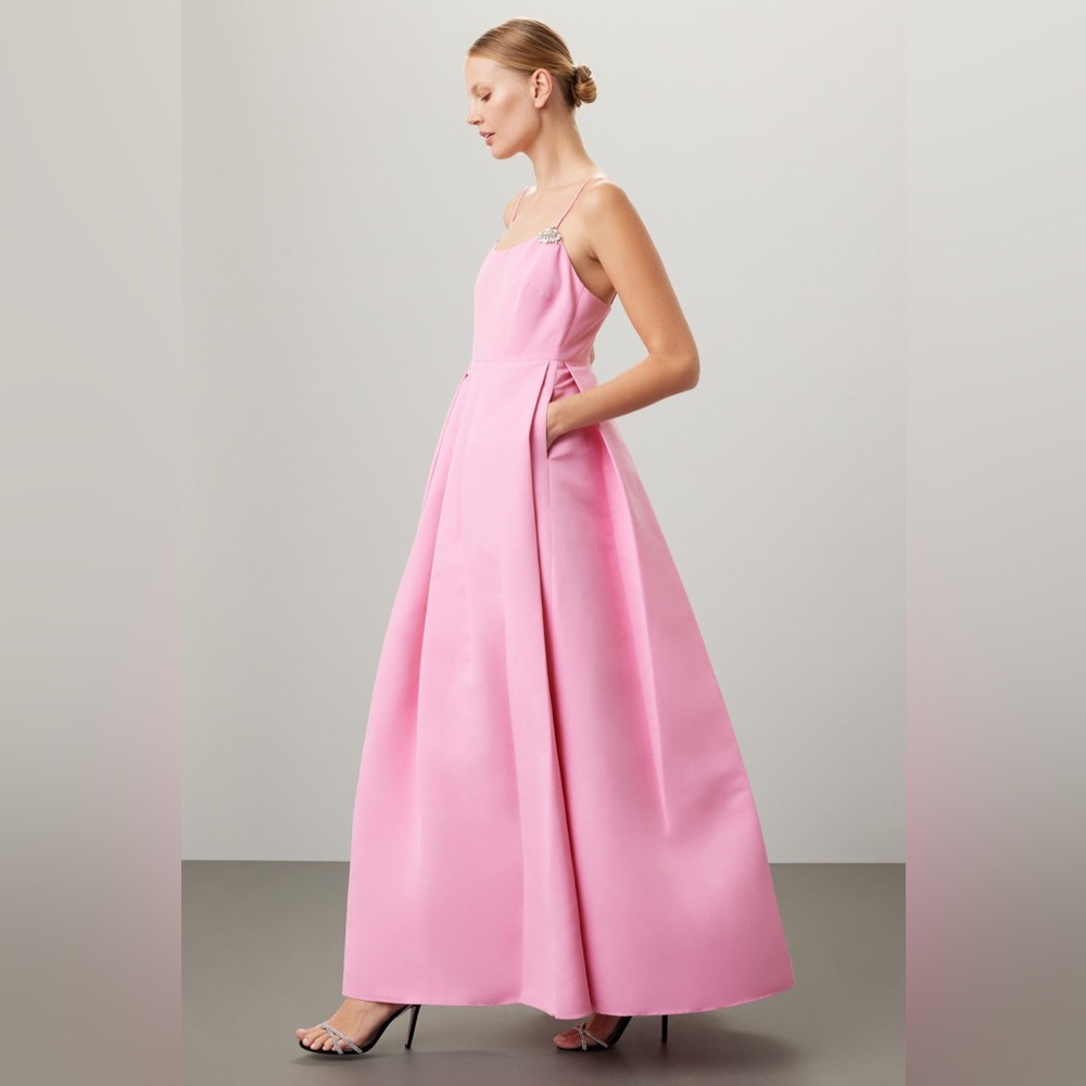 Sachin & Babi Gwen‎ Crystal-Embellished Gown Dress Pink Maxi Size 4 - Picture 2 of 4